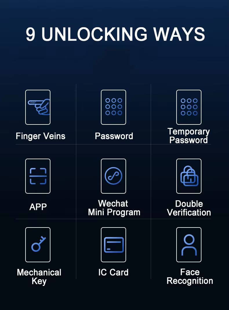QL-S923MAX Tuya WiFi Fingerprint Video Calling Card Key Code Smart Door Lock