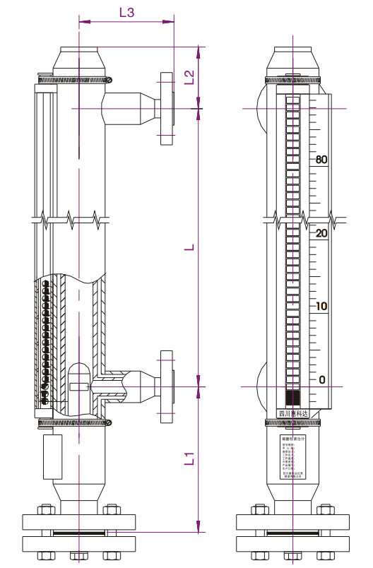 High Temperature Mechanical Fuel Magnetic Level Sensor With Long Life Time