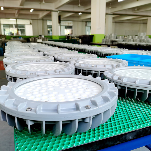 Ceiling Explosion Proof Led High Bay Lights For Warehouse 75w SMC Mold Pressure Shell