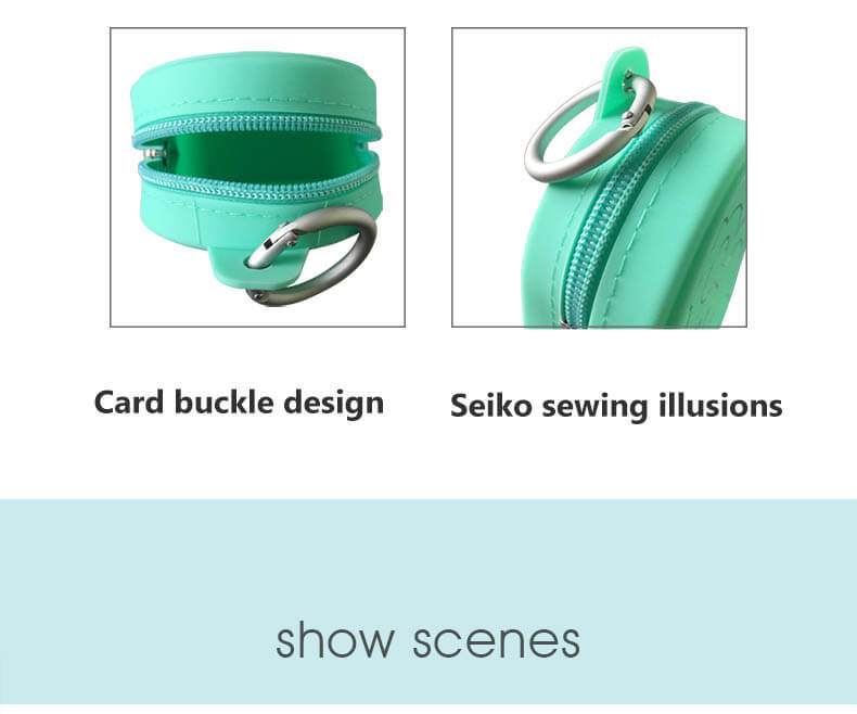OEM Coin Purse Kids Change Bag Silicone Coin Pouch Silicone Travel Wallet Silicone Purses Bag