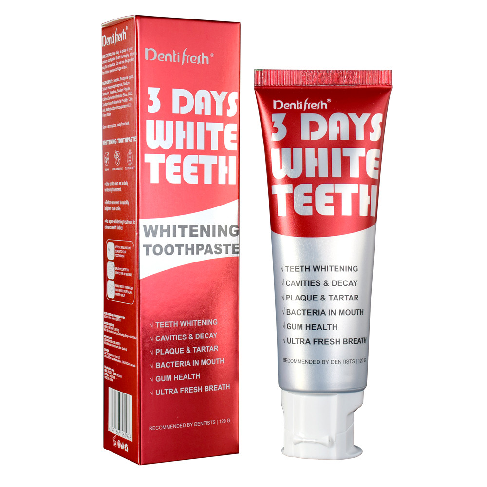 Wholesale Dentifresh 120g Sodium Phytate 3D Advanced Whitening Technology Toothpaste