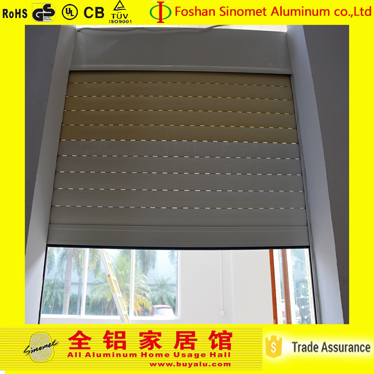 Horizontal Aluminum Alloy Window Customized Aluminum Shutter Window