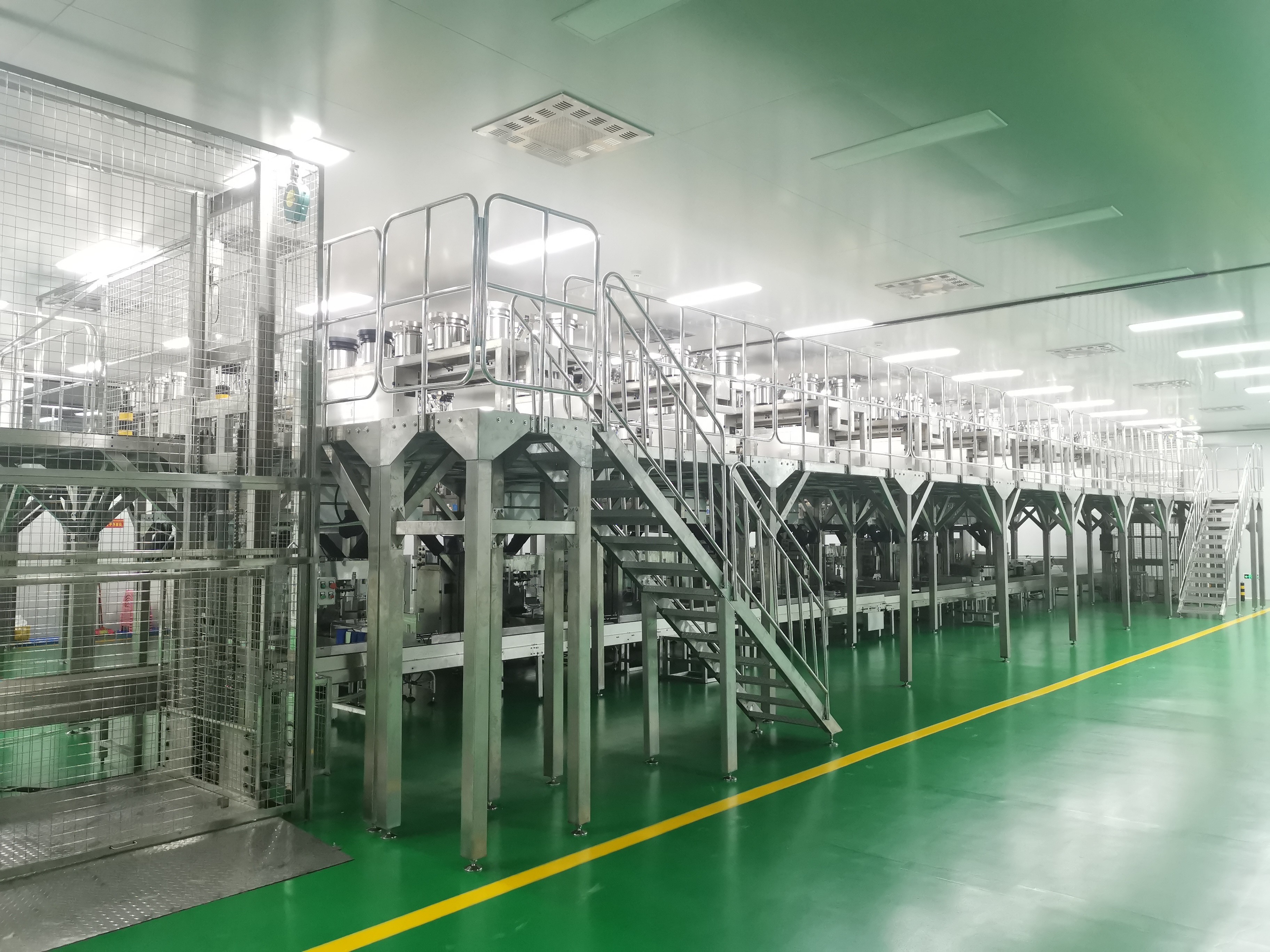 Optional Robot Automatic Packaging Line SUS304 For Food Processing Plants
