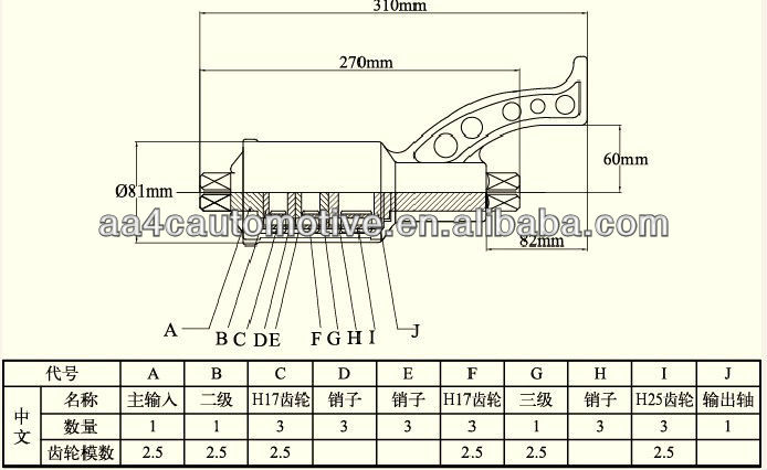 tire wrench for truck BD-68D