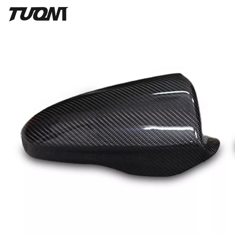 Black Door Mirror Covers Carbon Fiber Side Cap Rear View Replacement For BMW M2 M3 M4