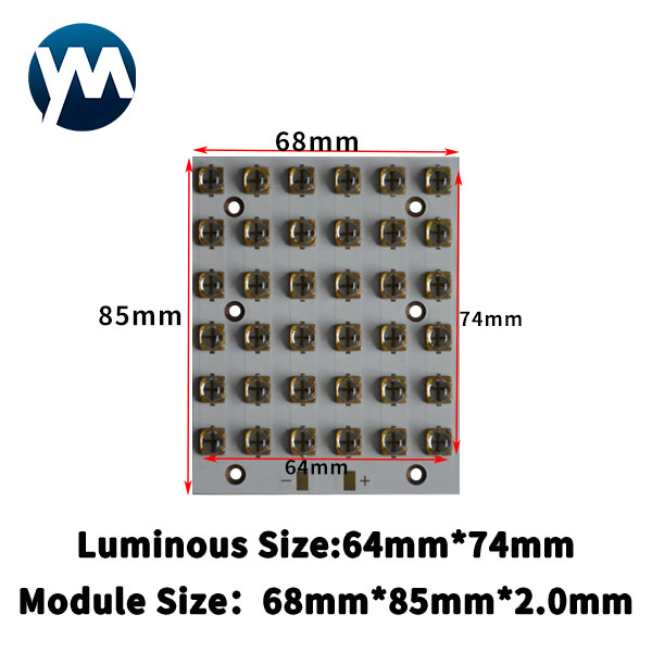 UV Light Module 300W Quartz Lens LED Chip Lamp Beads UV Curing Light Module