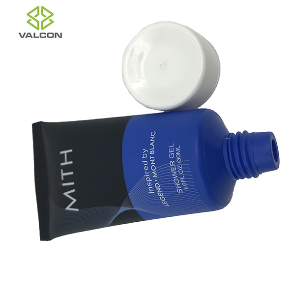 2 Layer Hand Sanitizer Tube , HDPE Plastic Tube Bottles Frosted Varnish