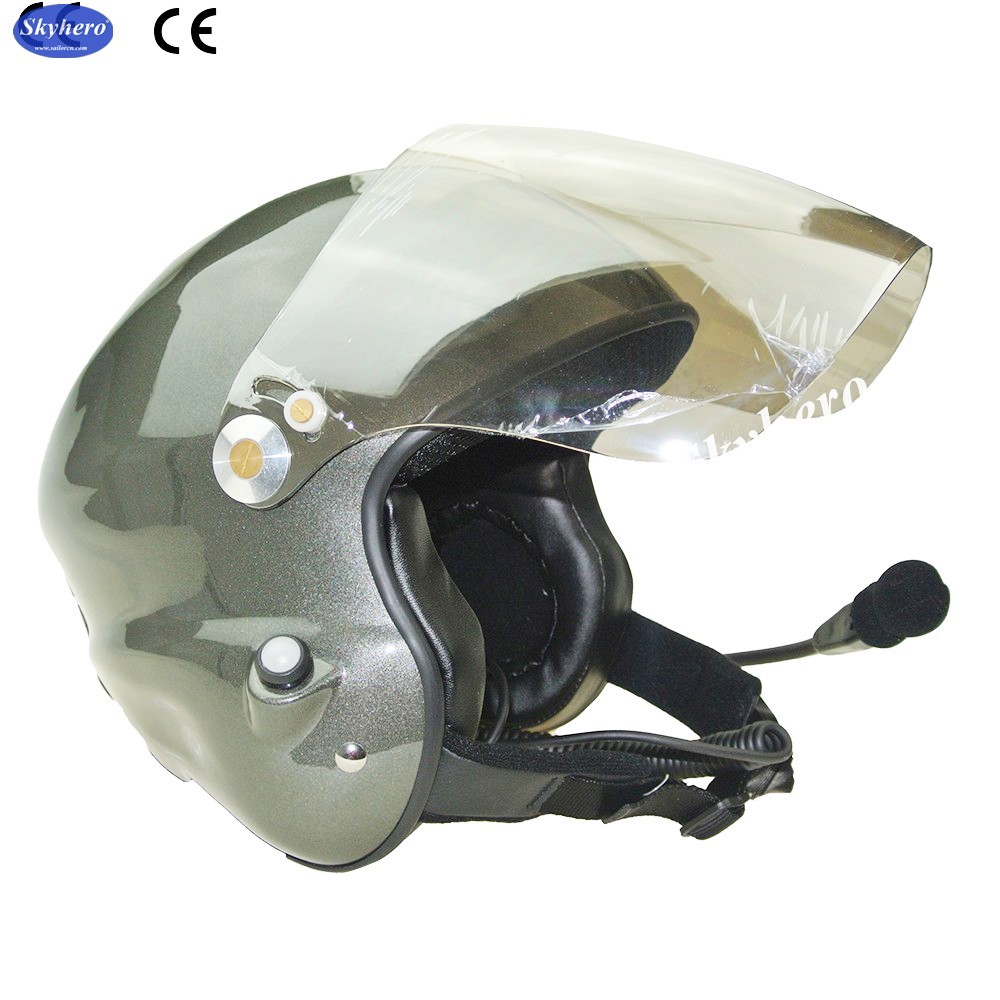 Powered paraglider helmet PPG helmet white Paramotor helmet 820g+/-50g EN966 certificated blue red black grey