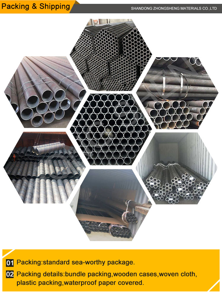 Term FOB CIF EXW CFR Prime Carbon Steel Pipe 6 in 42 Inch SA 214 Carbon Steel Pipe with Tisi Certificate