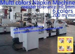 Buy cheap Napkin Paper Printing Machine For Sale With Six Colors Printing From China product