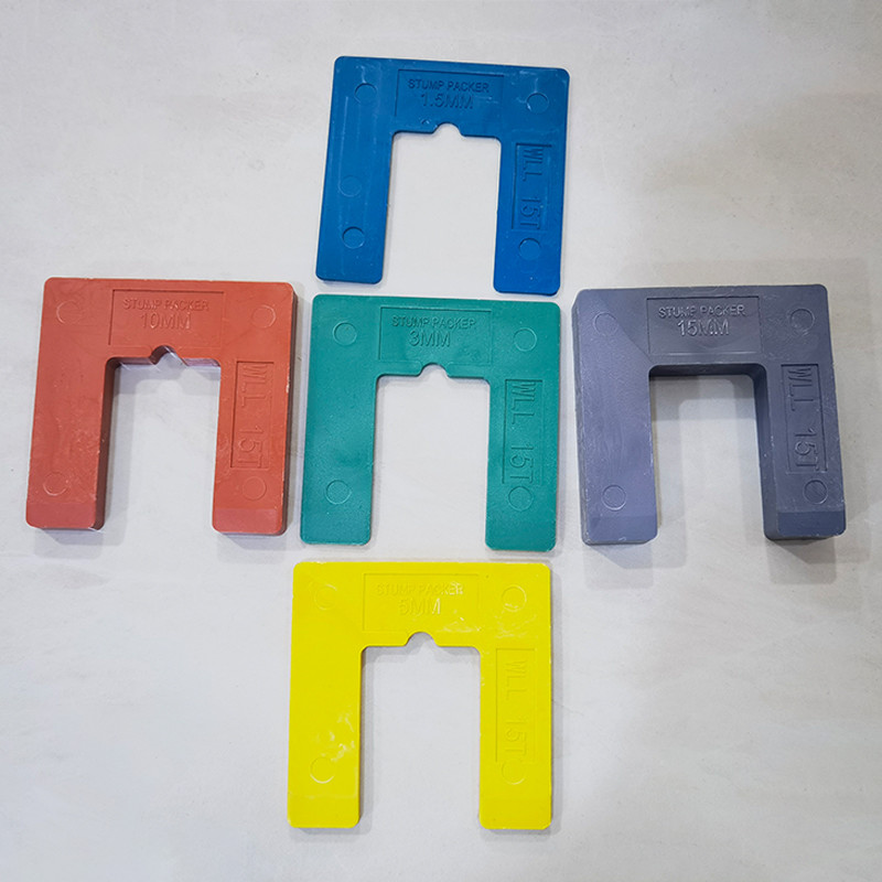 90x90mm Square Colourful Plastic Shims HorseShoe Plastic Packers Construction Material Plastic Horseshoe Shim Window Packer Shim