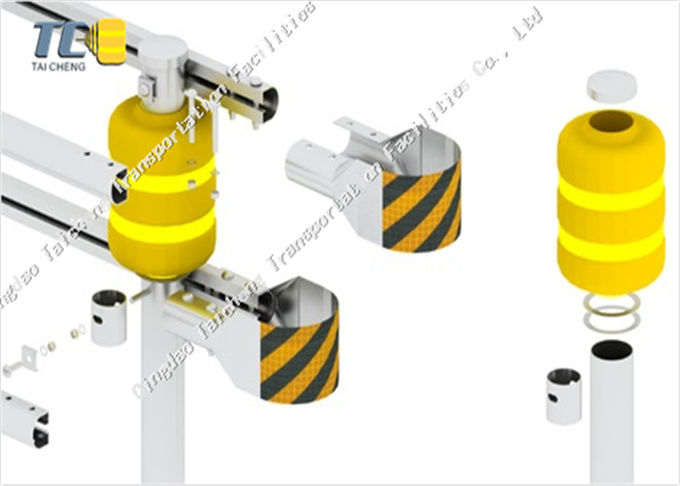 W Beam Rolling Guardrail Barrier Accident Car Transportation Facilities Guardrail 1