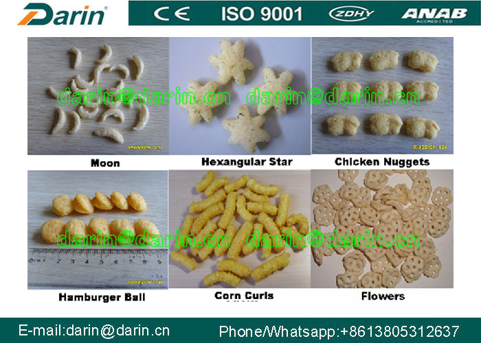 DR -65 Puff Corn Snack Prcess Line Full Life Service Twin Screw Extruder