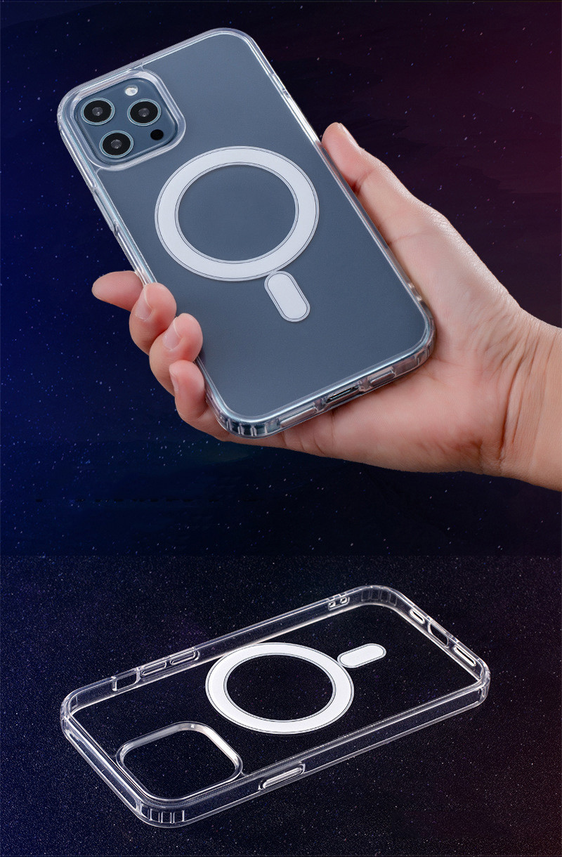 Resists Yellowing Scratches Magnetic Magsafe Phone Case Shockproof For iPhone 16 Pro Max