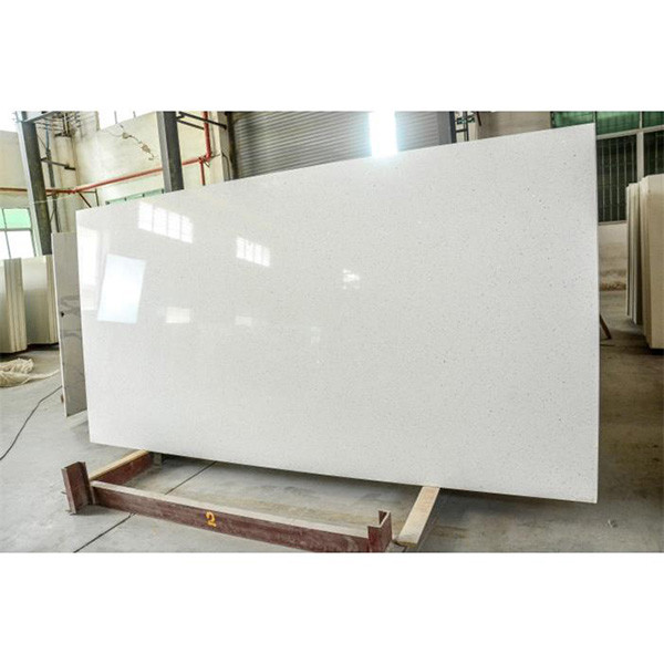 Flat Surface 3000*1600*20MM Glass Quartz For Kitchen Countertop