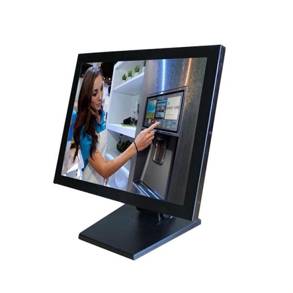 Metal 17in 350nits Capacitive Touch screen Monitor PCAP