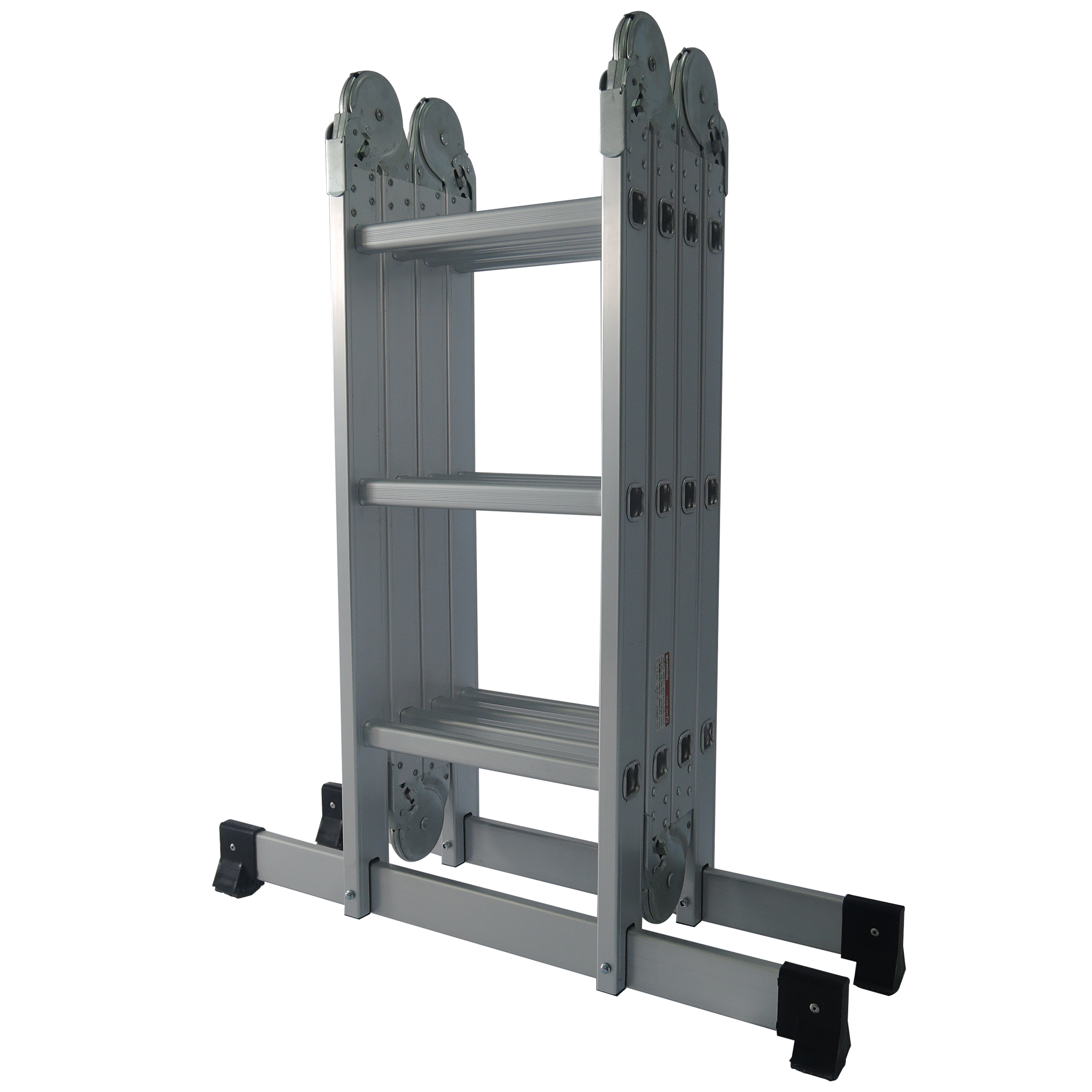 Outdoor Household Lightweight Aluminum Ladder 4x3 Easy To Transport