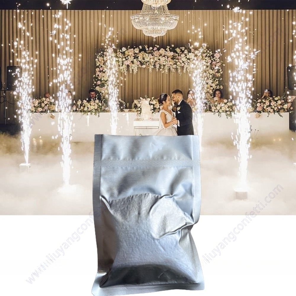 200g Cold Fireworks Smokeless Composite Titanium Ti Powder For Cold Spark Machine