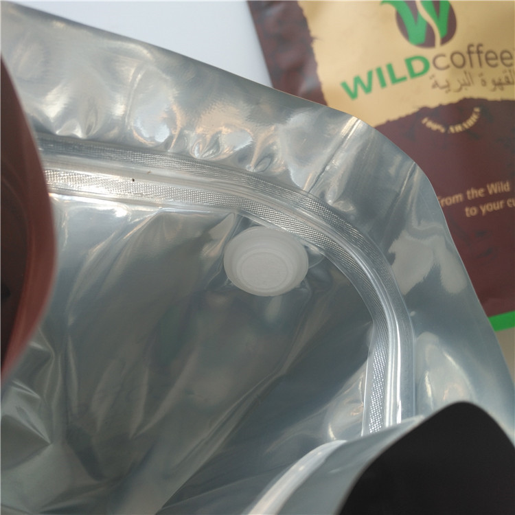 Custom Printed Aluminum Foil Stand Up Pouch Recyclable Matte Finish PDA SGS Approval