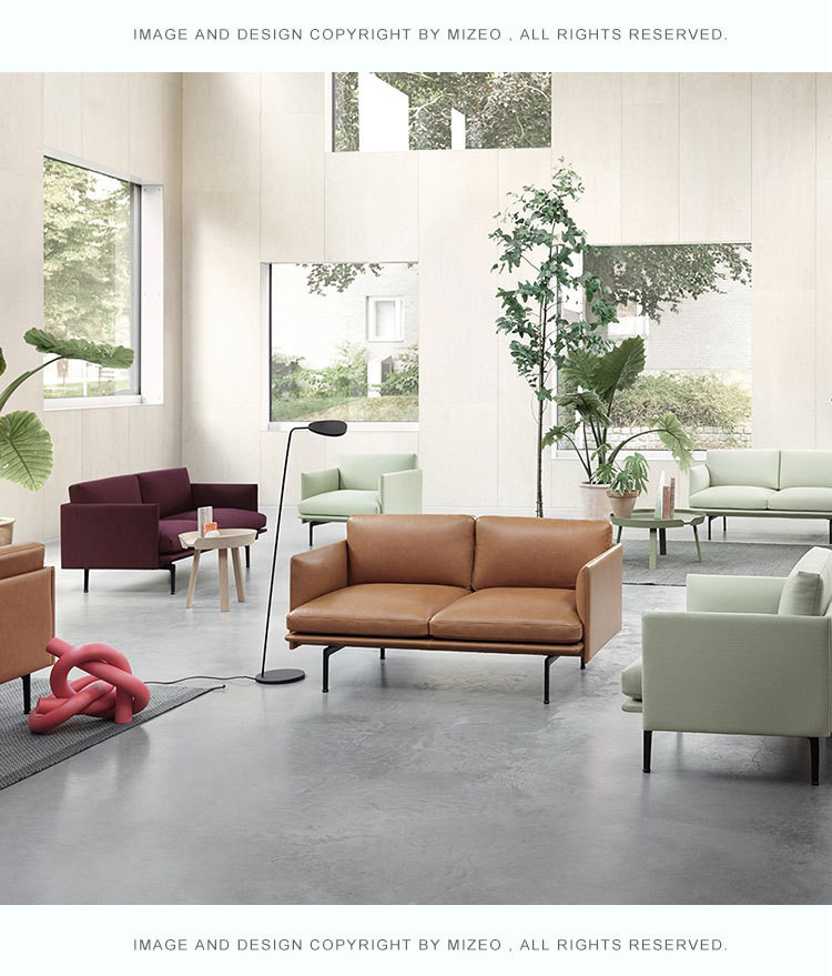 Leather Fabric Wood Single Double Restaurant Booth Sofa