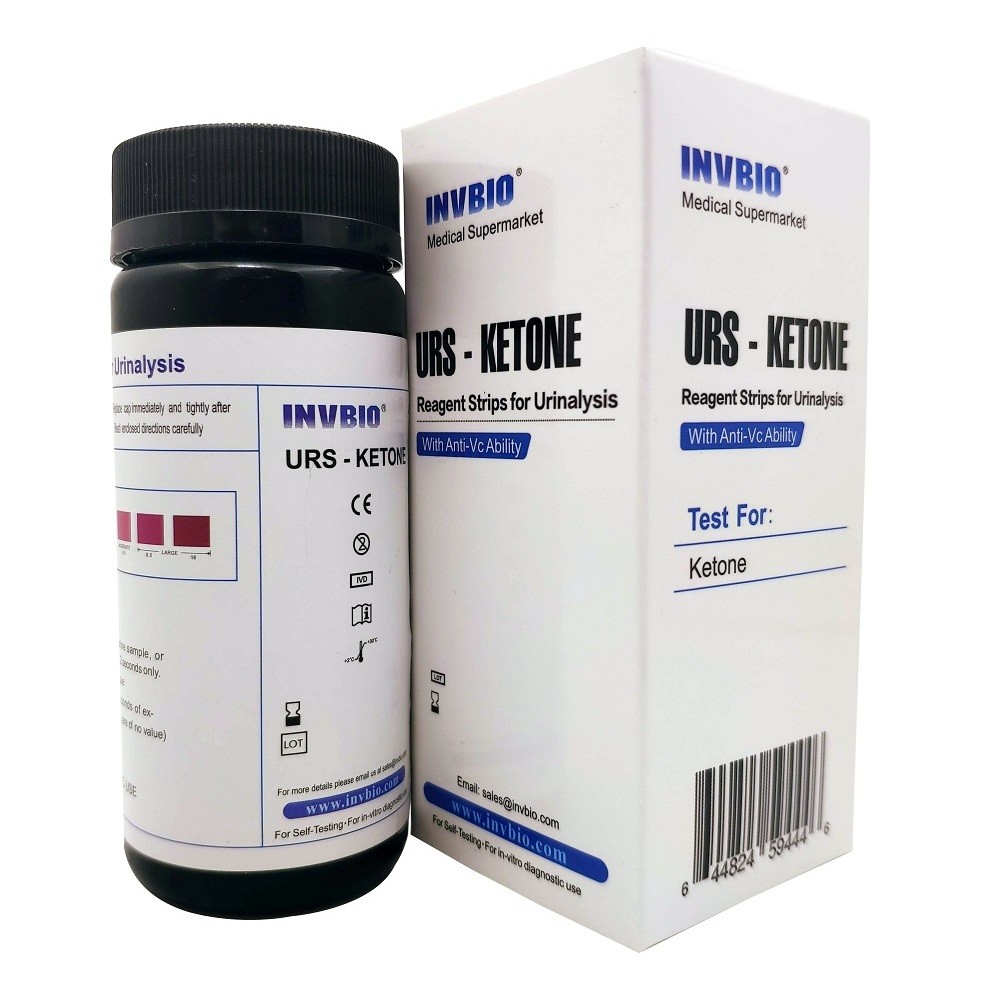 In Vitro Human Urine Ketone Reagent Strips 15-20 Minutes