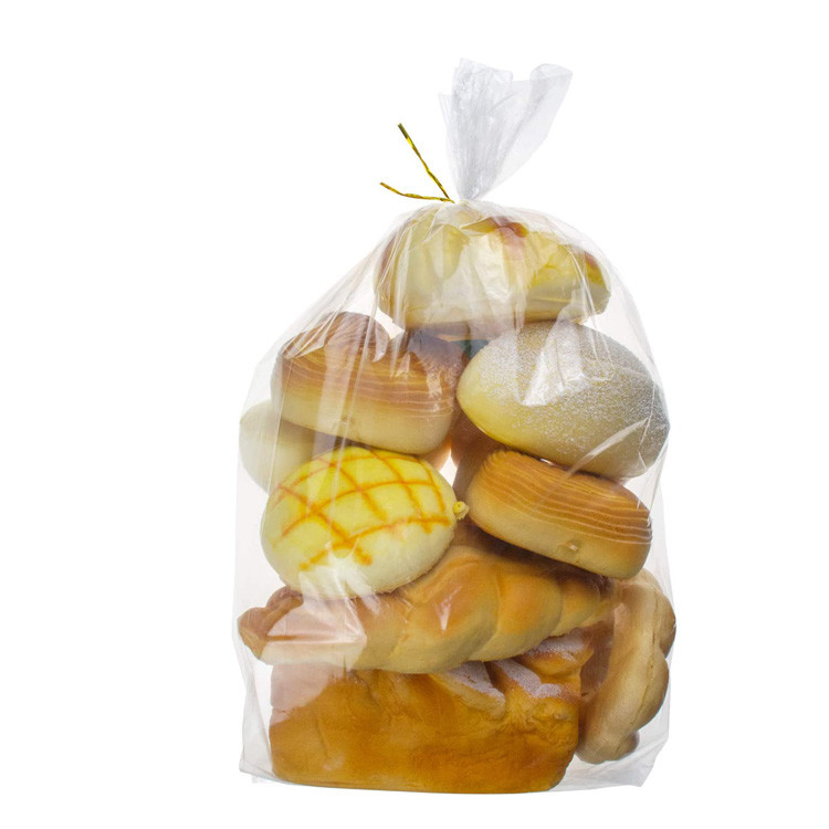 18 By 24 Inch Bread Loaf Flat Poly Packaging Bag Business Use