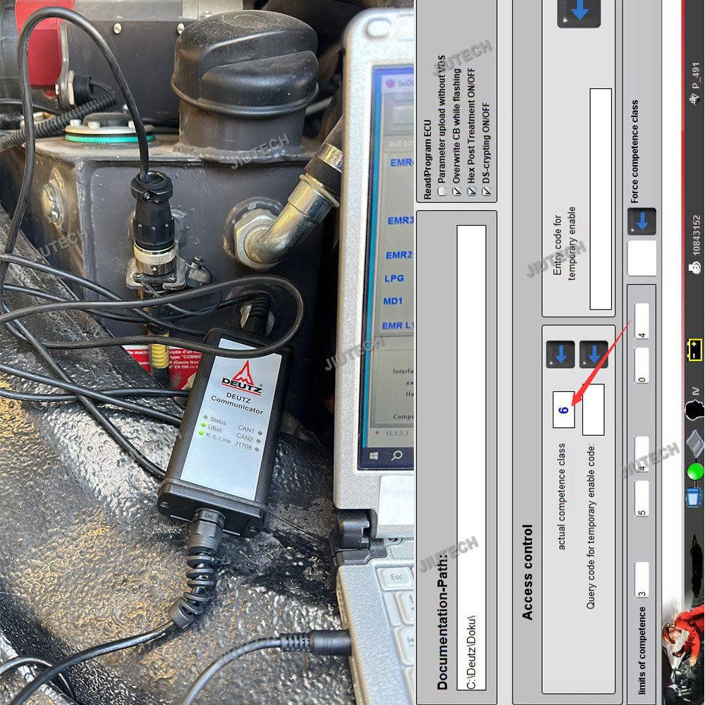 For SerDia 2010 diagnostic and programming tool used For Deutz controllers for Deutz decom diagnostic kit+F110 tablet