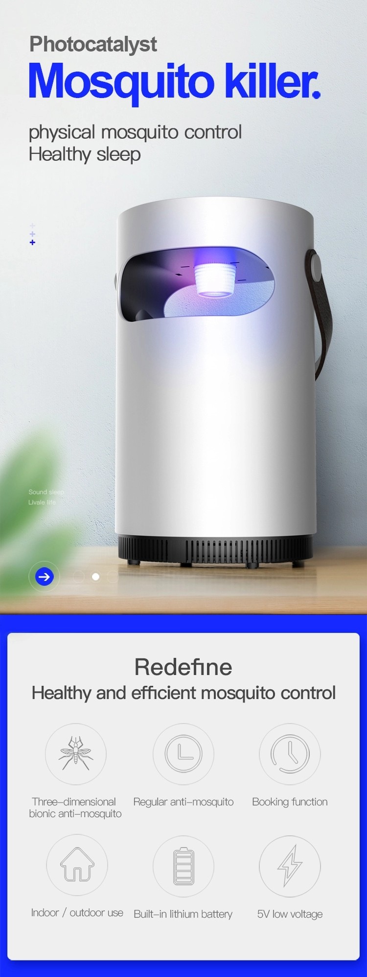 Hot Sell Anti Mosquito Products Electronic Flying Insect Pest Repeller Mosquito Killer Trap Lamp