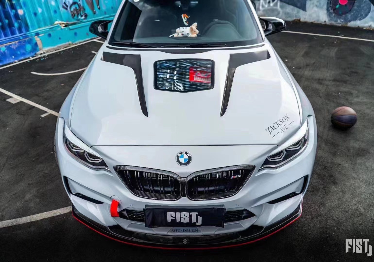 IMP Style Carbon Fiber Hood ForBMW M2 2 Series F22 F87 Carbon Fiber Engine Cover Engine Hatch Cover