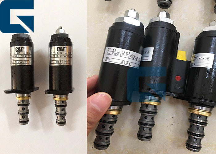E320B E320C E320D Excavator Parts 24V Solenoid Valve 121-1491 1211491