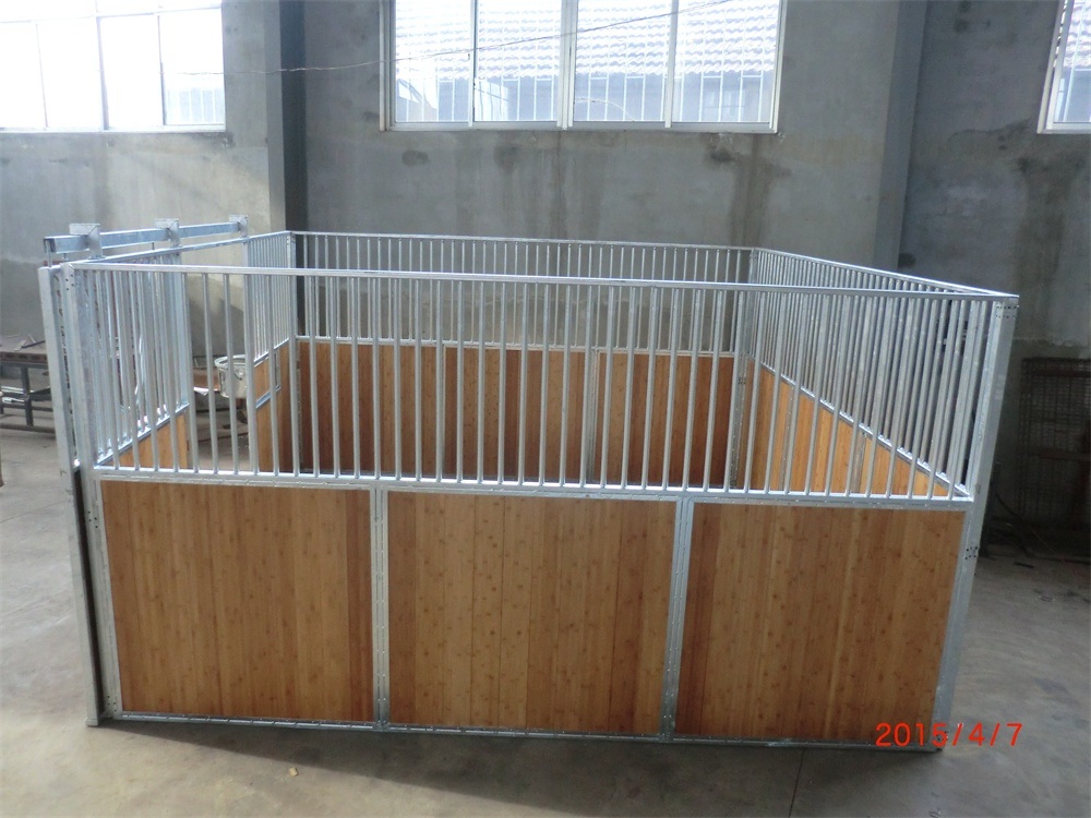 Galvanized Portable Indoor Outdoor Wooden Horse Stable Panel Fence