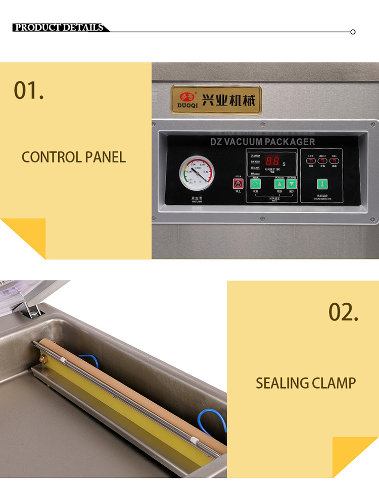 Easy to Operate DUOQI DZ-400 Series Table Top Electrical Control Vacuum Packaging Machine