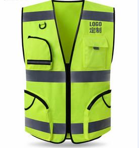 Green PPE Safety Workwear T Shirt Style Waterproof Outdoor Reflective Safety