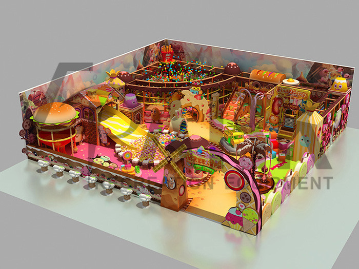 Outdoor Amusement Game Machines Soft Playground For Children 3 - 15 Years Old