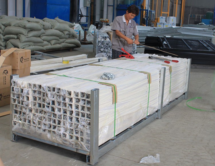 Hercules Fence Panels 45° Mitre 1800mm height 2450mm Steel Picket Fence Interpon coated 80 microns minimum powder