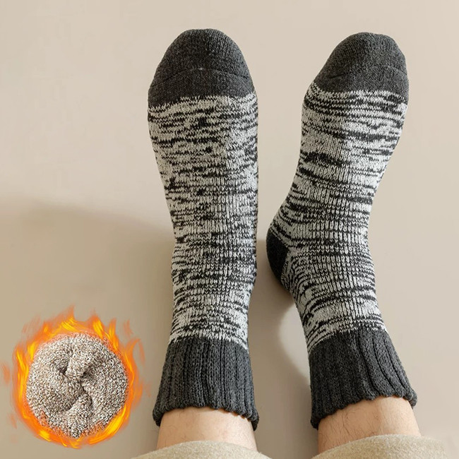 Fashion Thick Wool Cashmere Winter Socks Warm Soft Terry Socks