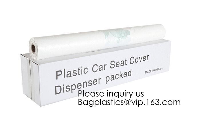 Car Disposable Plastic Seat Covers Vehicle Protectors, Five Set of Vehicle Maintenance Protection, Masking Dust Covers