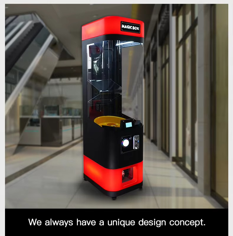 Factory Direct Best Selling Coin Operated Magic Box Gacha Vending Machine Automatic Capsule Machine Vending Toy Capsule