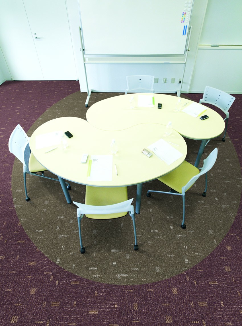 Multi level loop Nylon striped office carpet tile, nylon carpet tiles