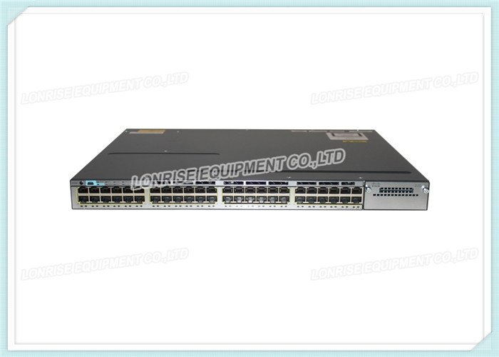 Cisco Fiber Optic Switch WS-C3750X-48P-S Catalyst 3750-X PoE Switch IP Base - Managed