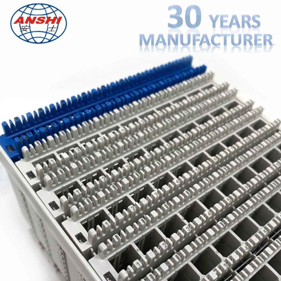 High Density MDF Main Distribution Frame Horizontal Type With 100 Pairs Capacity