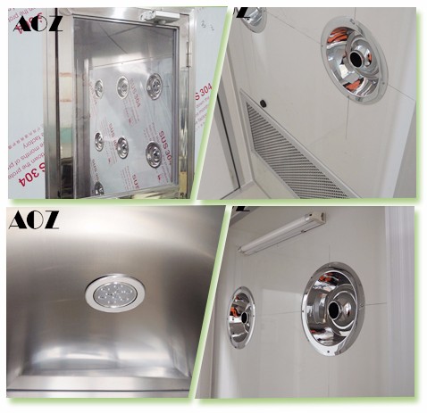Electronically Interlocked Air Cleaning Equipment for Air Shower Room 1000*1400*2200mm