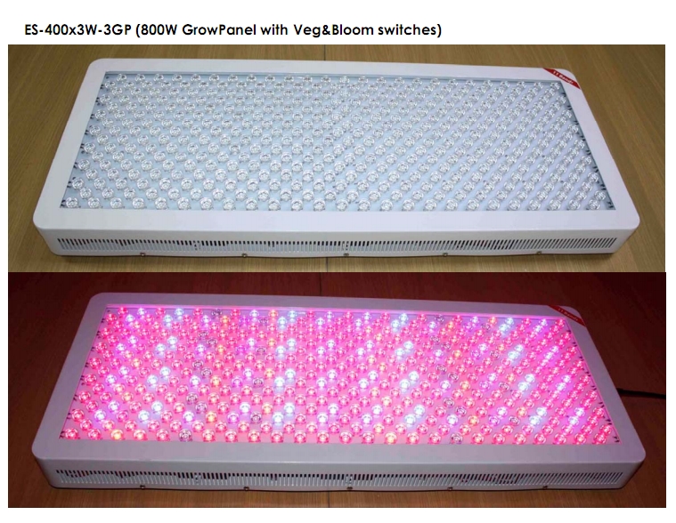 3G Diamond series LED grow light 11 bands 100x3W chips with lens switches for Veg & Bloom