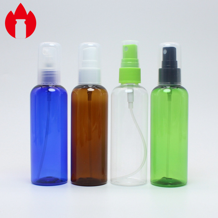 Screw Mouth Colorful 100ml PET Plastic Spray Bottle