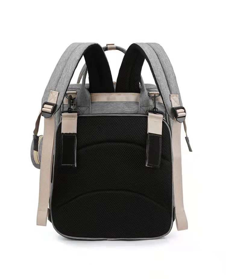 Multi Function Mommy Diaper Backpack With Changing Bed Infant Baby Diaper Bag
