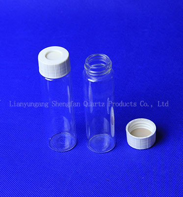 Quartz Thread Reagent Bottle For High Temperature And Corrosion Resistance Laboratory