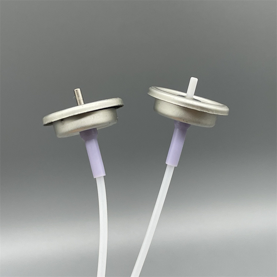 Versatile One - Inch Metal Stem Metered Valve Air freshener metered valve with L shape actuator