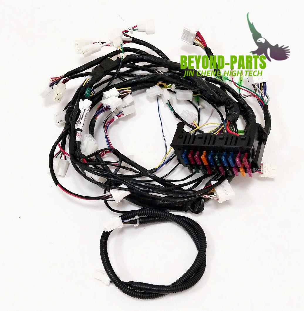Kato HD820-3 Excavator Spare Parts Chassis Internal Cabin Solenoid Valve Monitor Wire Harness