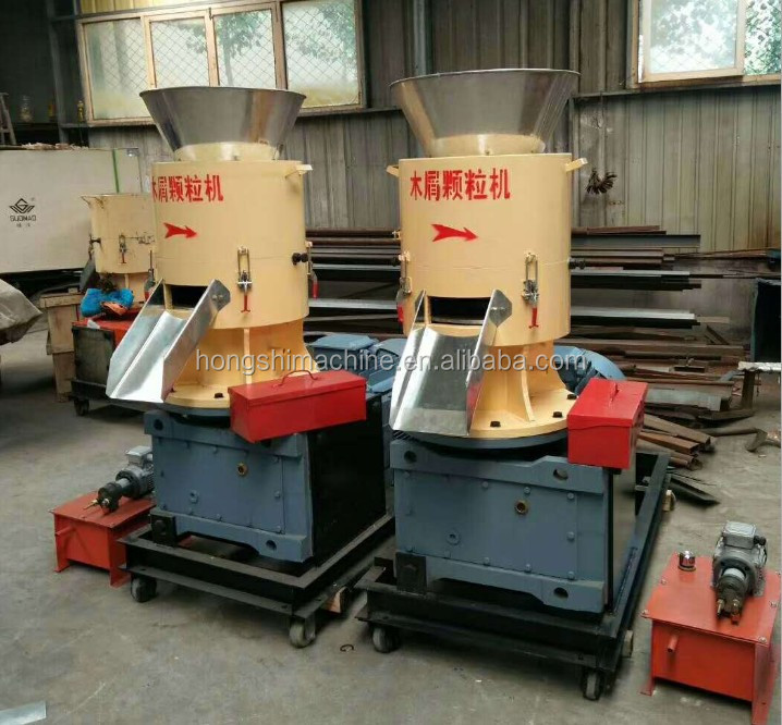 Flat Die Fuel Hay Rice Husk Chips Grass Biomass Pellet Machine High Quality