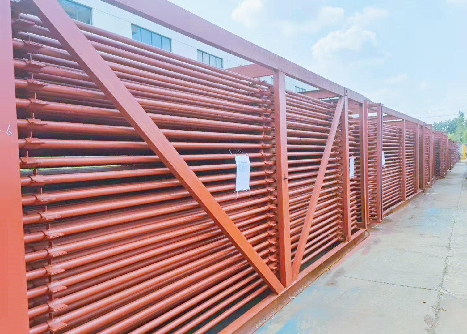 Anti Wear Shield Superheater Coil Steam Super Heater For Coal Fired Boilers